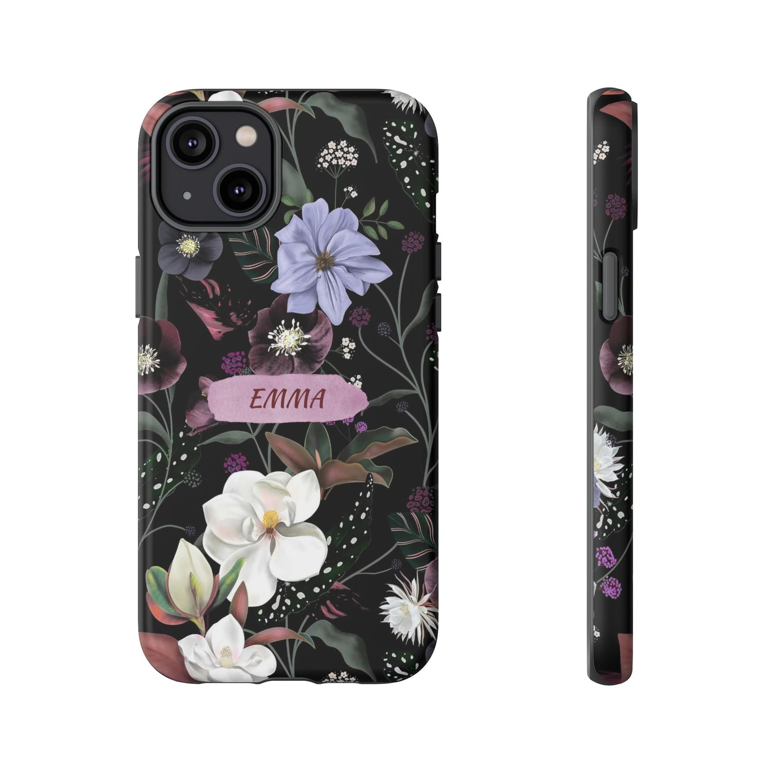 Phone Cases, Personalised Floral Pattern Ultra Plus Pro Cover, iPhone 16, 15, 14, 13+, Samsung Galaxy S23, S22, Custom Case