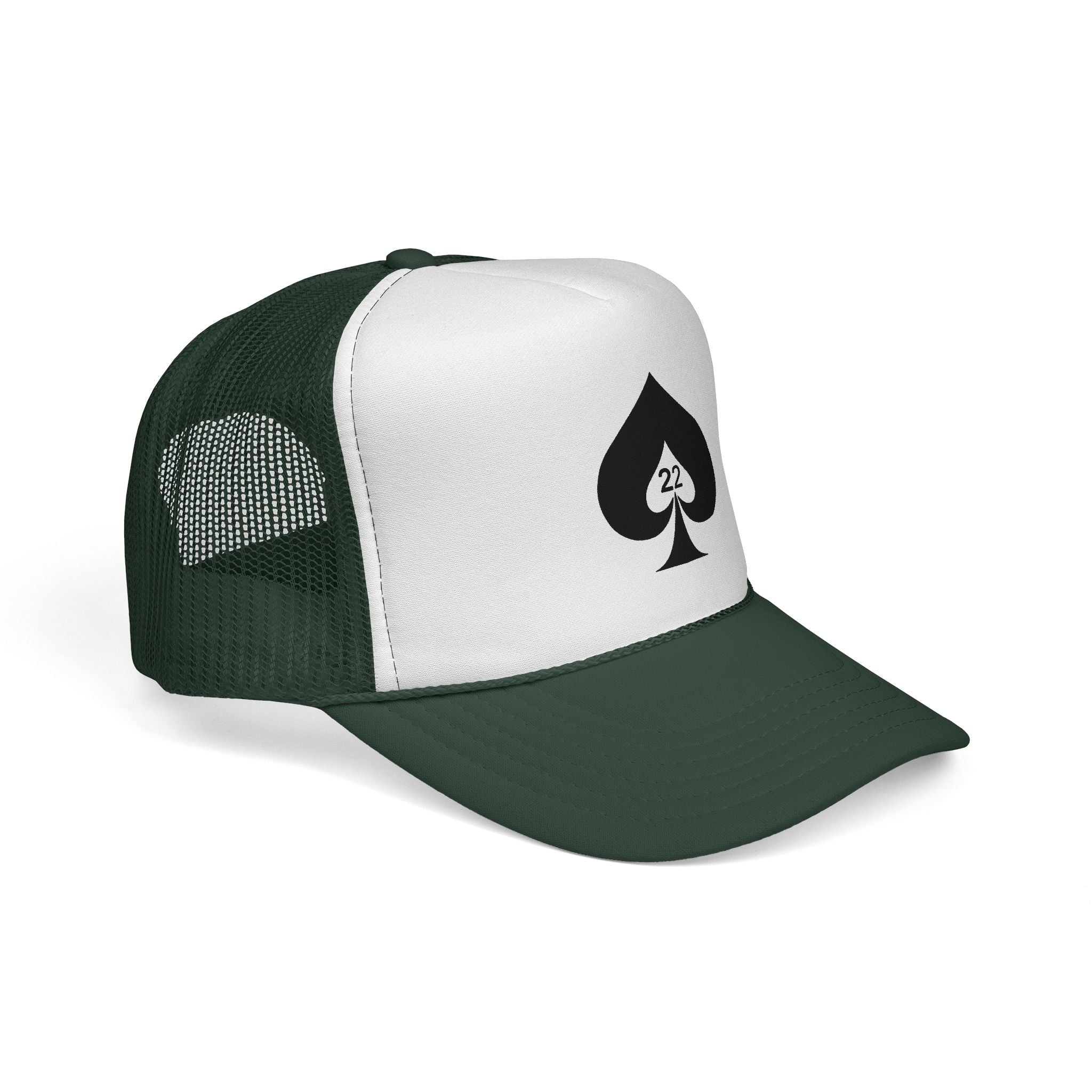 Ace of Spades Trucker Hat - Stylish Mesh Cap for Gamers, Outdoor Adventures &amp; Festivals | Adjustable Snapback
