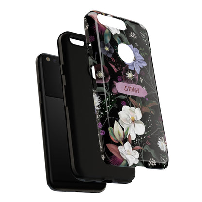 Phone Cases, Personalised Floral Pattern Ultra Plus Pro Cover, iPhone 16, 15, 14, 13+, Samsung Galaxy S23, S22, Custom Case