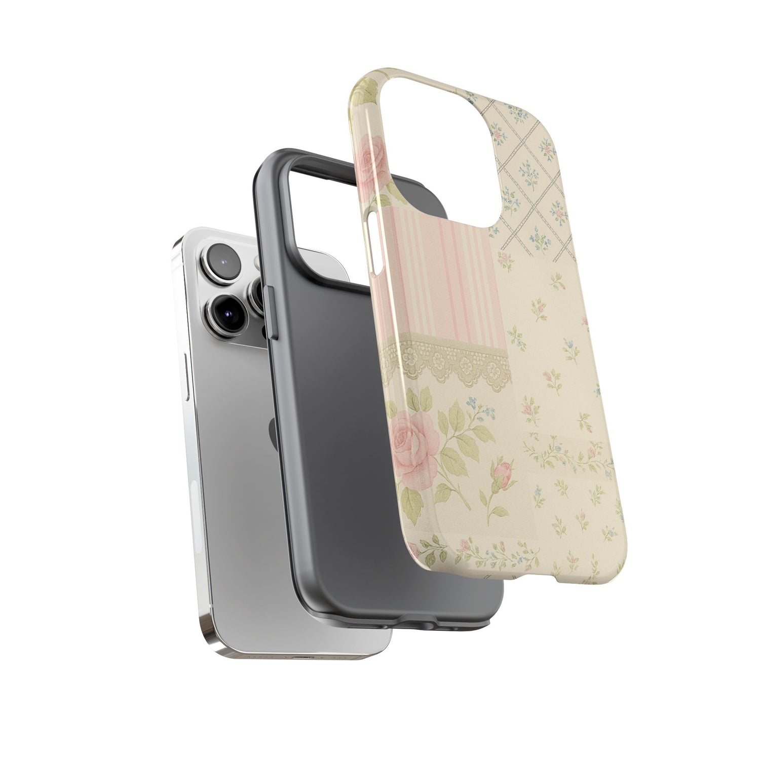 Floral Phone Case, Floral Tough Case, Protective Phone Case, Flower Case, Tough Phone Cover, Floral Tech Accessory