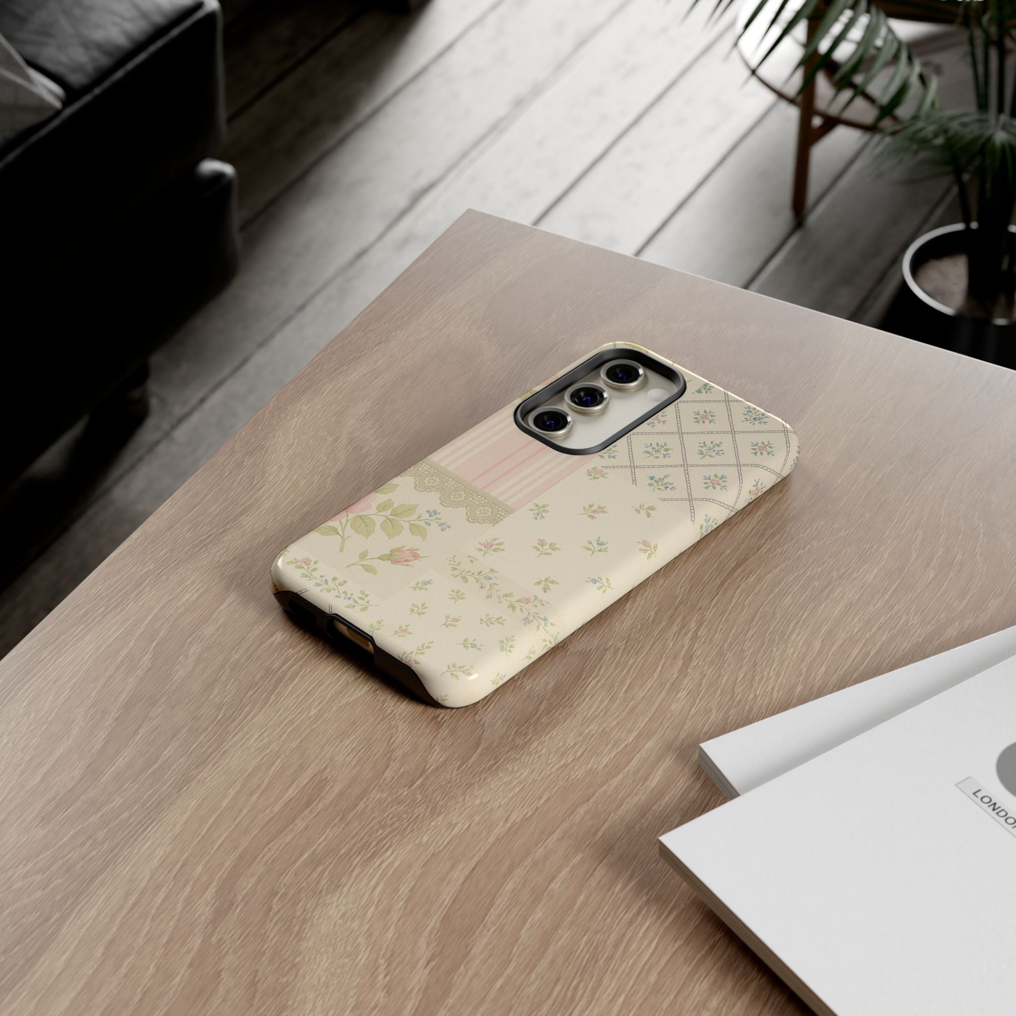 Floral Phone Case, Floral Tough Case, Protective Phone Case, Flower Case, Tough Phone Cover, Floral Tech Accessory