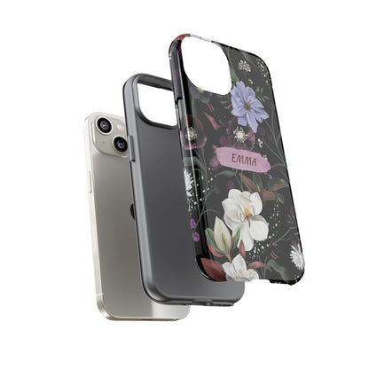 Phone Cases, Personalised Floral Pattern Ultra Plus Pro Cover, iPhone 16, 15, 14, 13+, Samsung Galaxy S23, S22, Custom Case