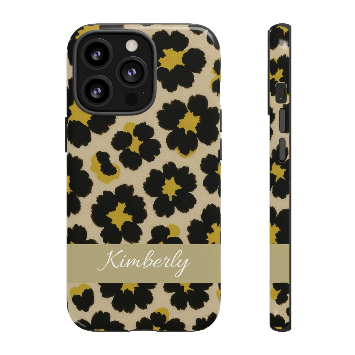 Neon Safari Bloom Phone Case - Tough Protective Cover for iPhone, Samsung &amp; Google Pixel iPhone 13 Pro Glossy