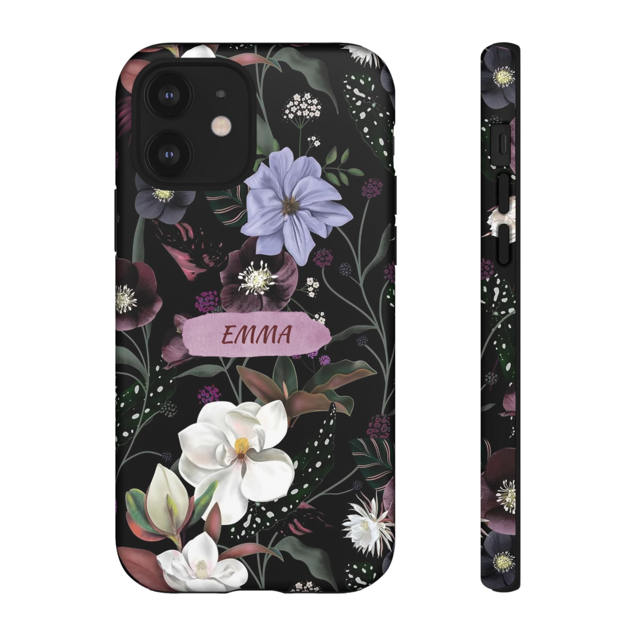 Phone Cases, Personalised Floral Pattern Ultra Plus Pro Cover, iPhone 16, 15, 14, 13+, Samsung Galaxy S23, S22, Custom Case