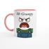 Mr Grumpy Mug - Fun 11oz Ceramic Coffee Cup - Perfect Gift for Dad, Friends & Co-workers Ceramic Pink