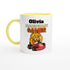 Personalized Mario Kart Gamer Mug - Princess Peach Mug - Funny Gift for Gamers - 11oz Ceramic Coffee Cup Ceramic Yellow