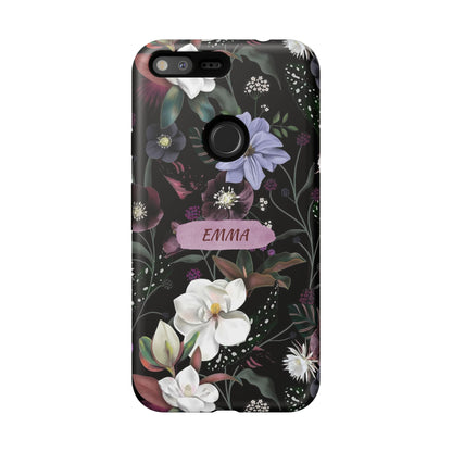 Phone Cases, Personalised Floral Pattern Ultra Plus Pro Cover, iPhone 16, 15, 14, 13+, Samsung Galaxy S23, S22, Custom Case