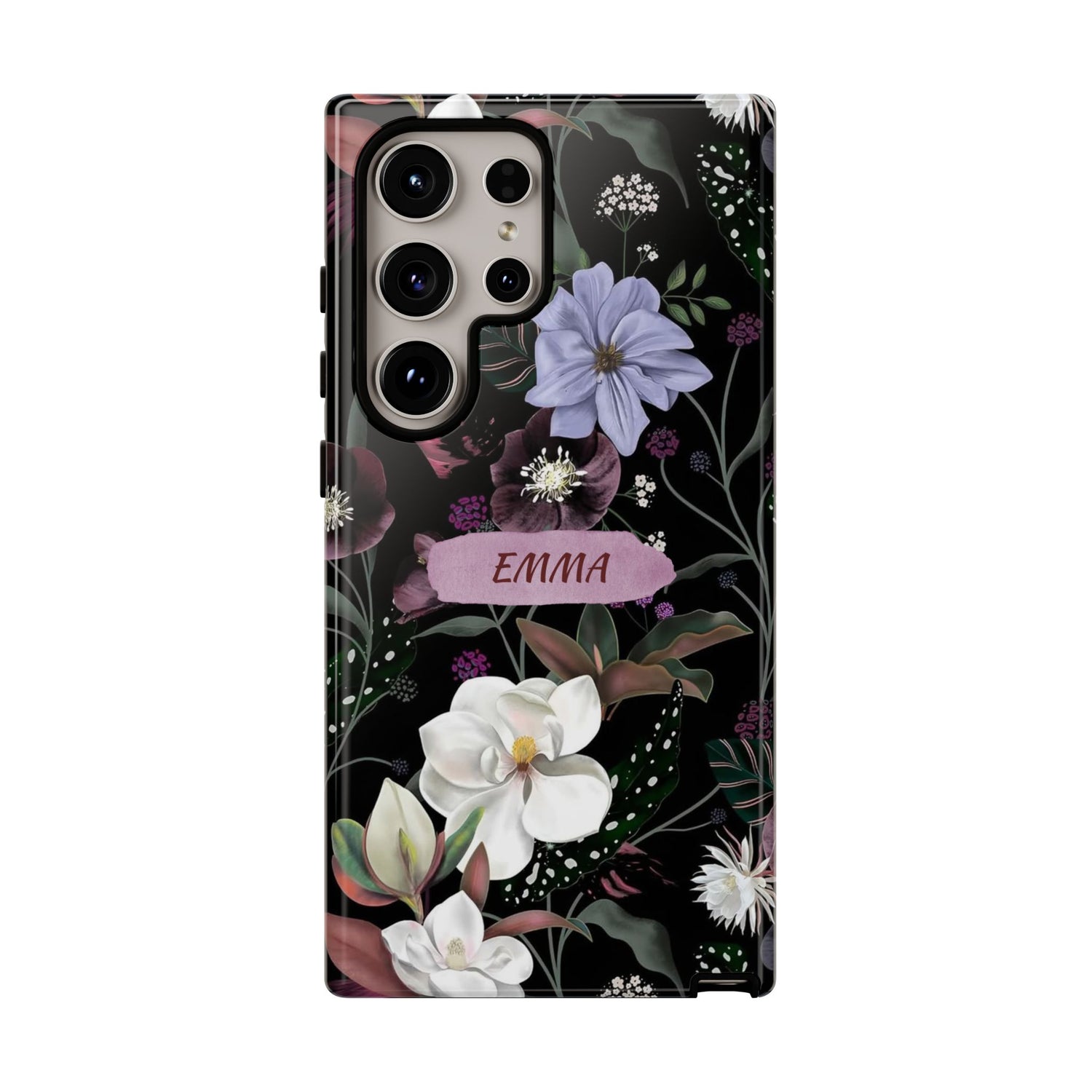 Phone Cases, Personalised Floral Pattern Ultra Plus Pro Cover, iPhone 16, 15, 14, 13+, Samsung Galaxy S23, S22, Custom Case