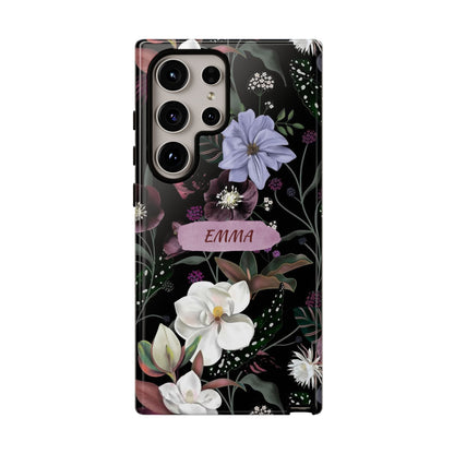 Phone Cases, Personalised Floral Pattern Ultra Plus Pro Cover, iPhone 16, 15, 14, 13+, Samsung Galaxy S23, S22, Custom Case