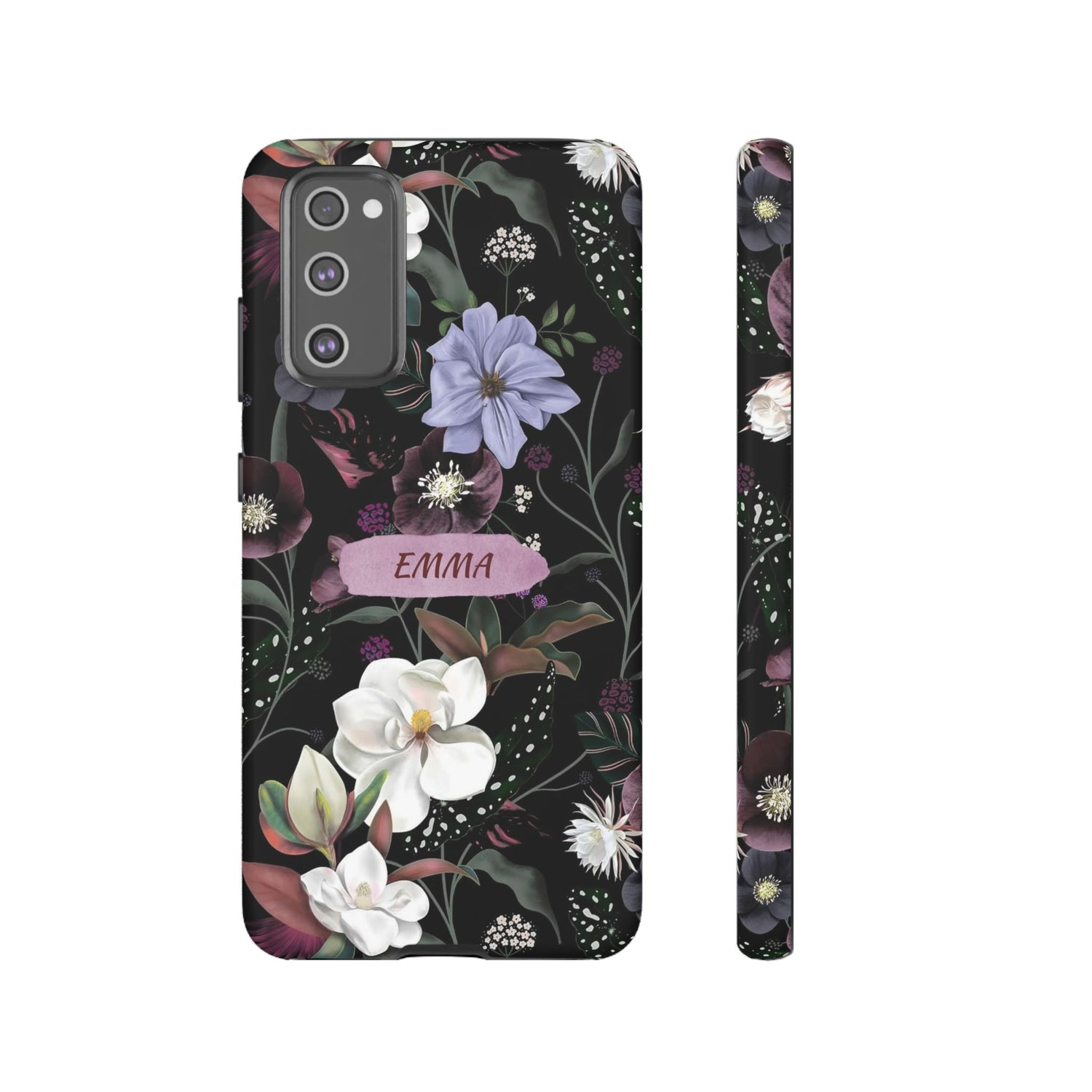 Phone Cases, Personalised Floral Pattern Ultra Plus Pro Cover, iPhone 16, 15, 14, 13+, Samsung Galaxy S23, S22, Custom Case