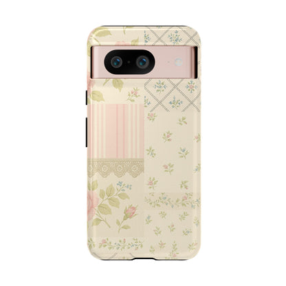 Floral Phone Case, Floral Tough Case, Protective Phone Case, Flower Case, Tough Phone Cover, Floral Tech Accessory Google Pixel 8 Glossy