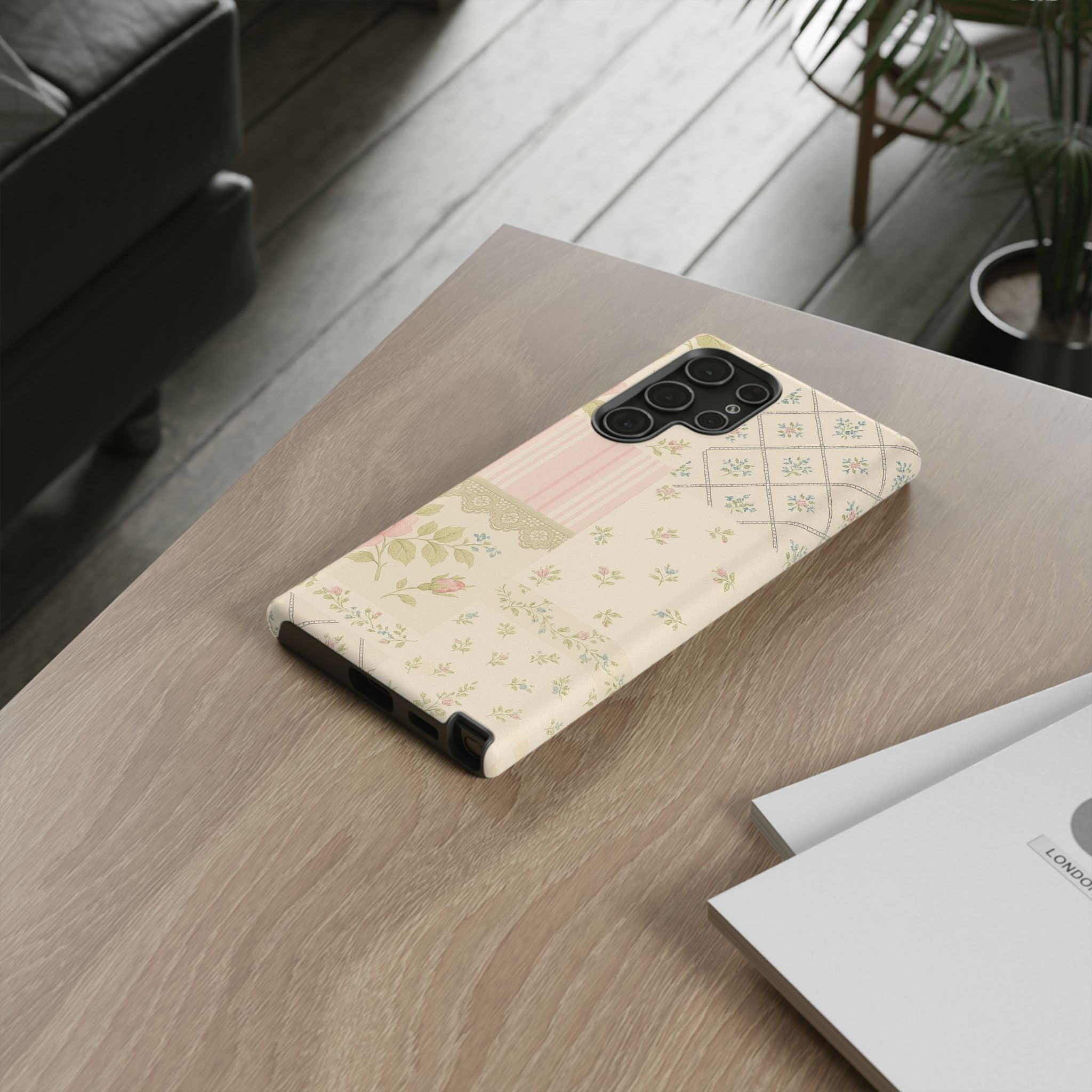 Floral Phone Case, Floral Tough Case, Protective Phone Case, Flower Case, Tough Phone Cover, Floral Tech Accessory
