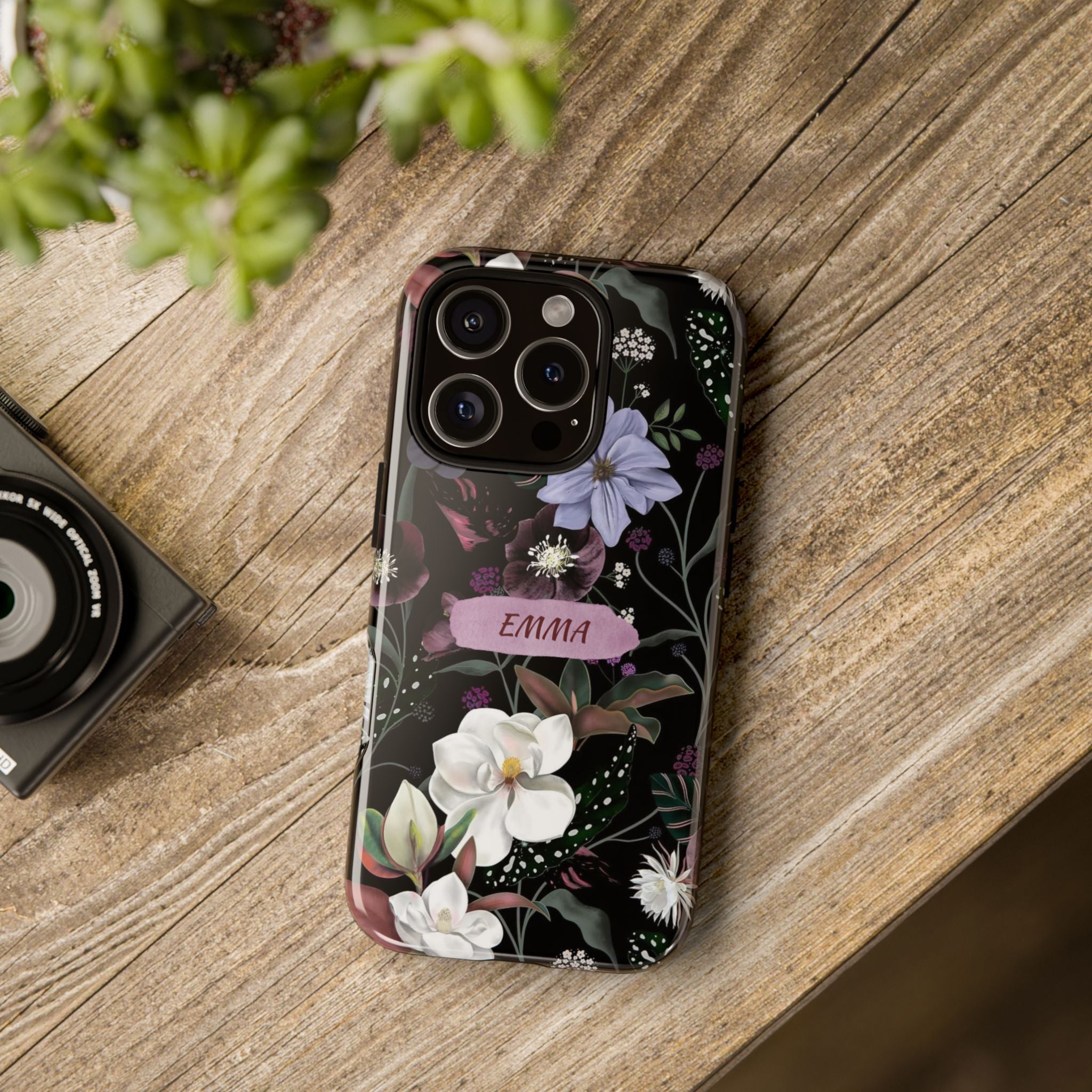 Phone Cases, Personalised Floral Pattern Ultra Plus Pro Cover, iPhone 16, 15, 14, 13+, Samsung Galaxy S23, S22, Custom Case