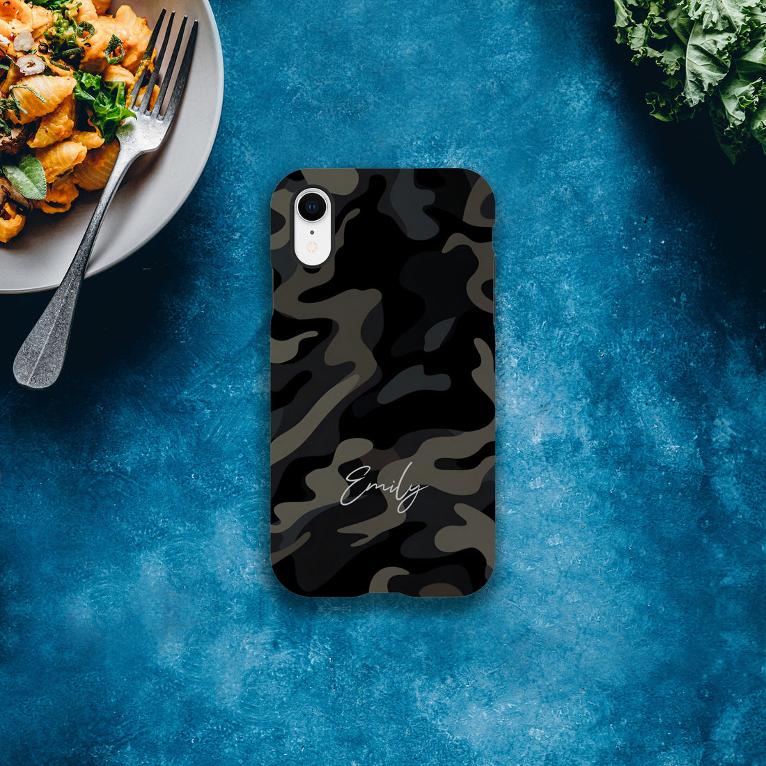 Personalized Camouflage iPhone Case - Tough Double-Layered Protection Cover iPhone XR