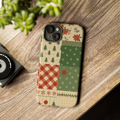 Festive Phone Cases, Luxury Black and Gold Design for Christmas Gift, Holiday Decor, Tough Case, Winter Celebration, Elegant iPhone Cover