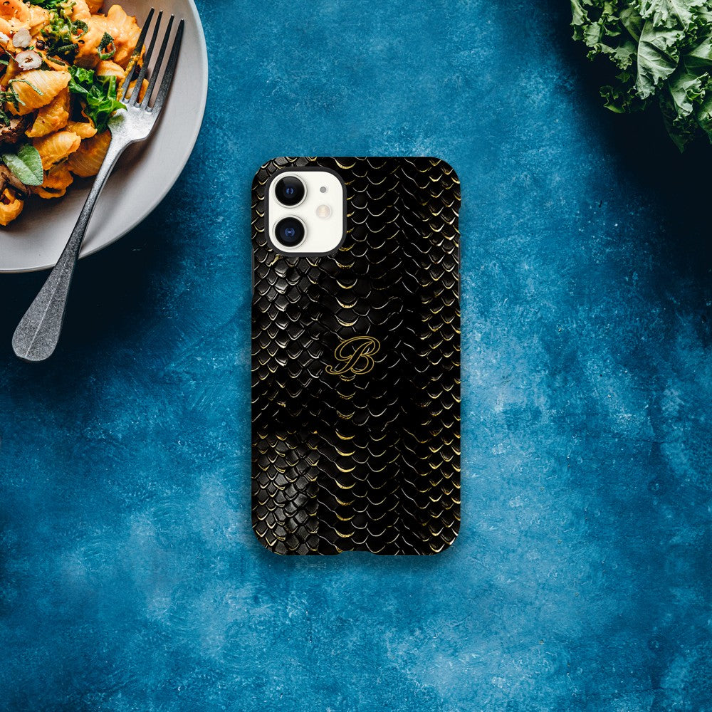 Luxury Dragon Scale Phone Case - iPhone 16, 15 Pro, Samsung S23 | Golden 3D Design iPhone 11