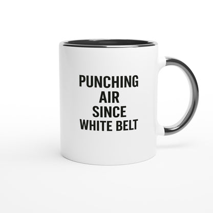 Punching Air Since White Belt - Funny Karate Mug for Students &amp; Sensei Gift
