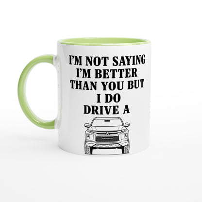 Personalized Mitsubishi Warrior Mug - 11oz Car Lover Gift - Custom Colors &amp; Design