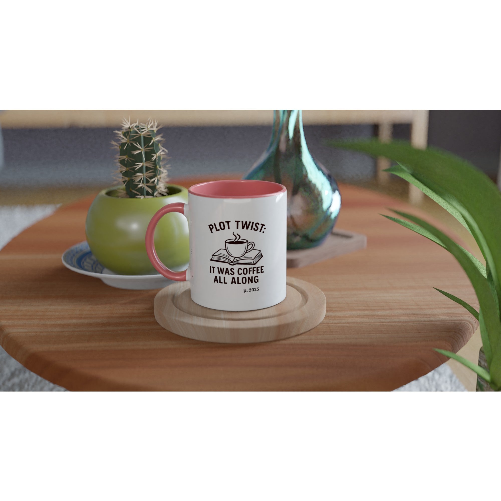 Plot Twist: It was Coffee All Along Mug - Perfect Gift for Readers &amp; Book Lovers