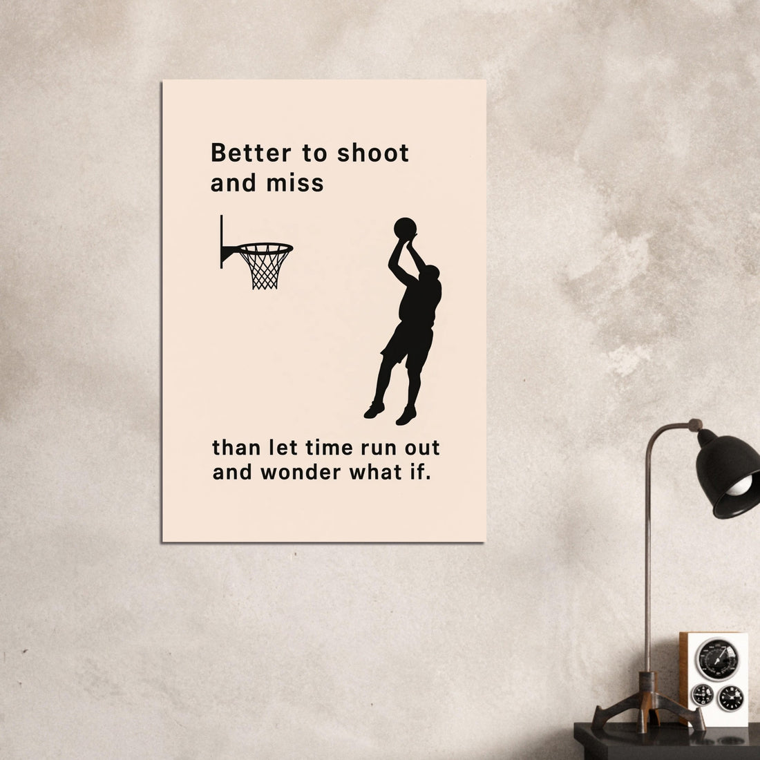 Motivational Basketball Poster - &