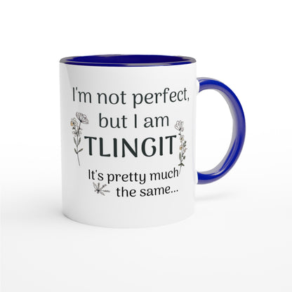 Proud Tlingit First Nations Mug | 11oz Coffee Cup | Native Community Lover Gift Ceramic Blue