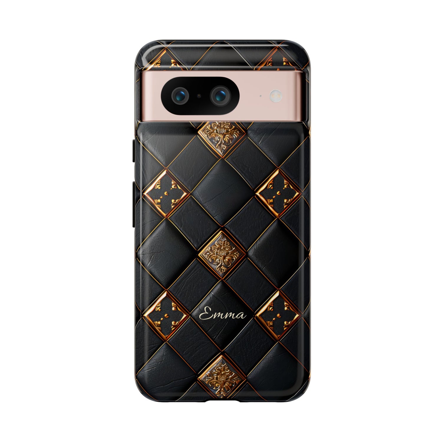 Phone Cases - Luxury Checkers Pattern Tough Cases for iPhone and Samsung Galaxy