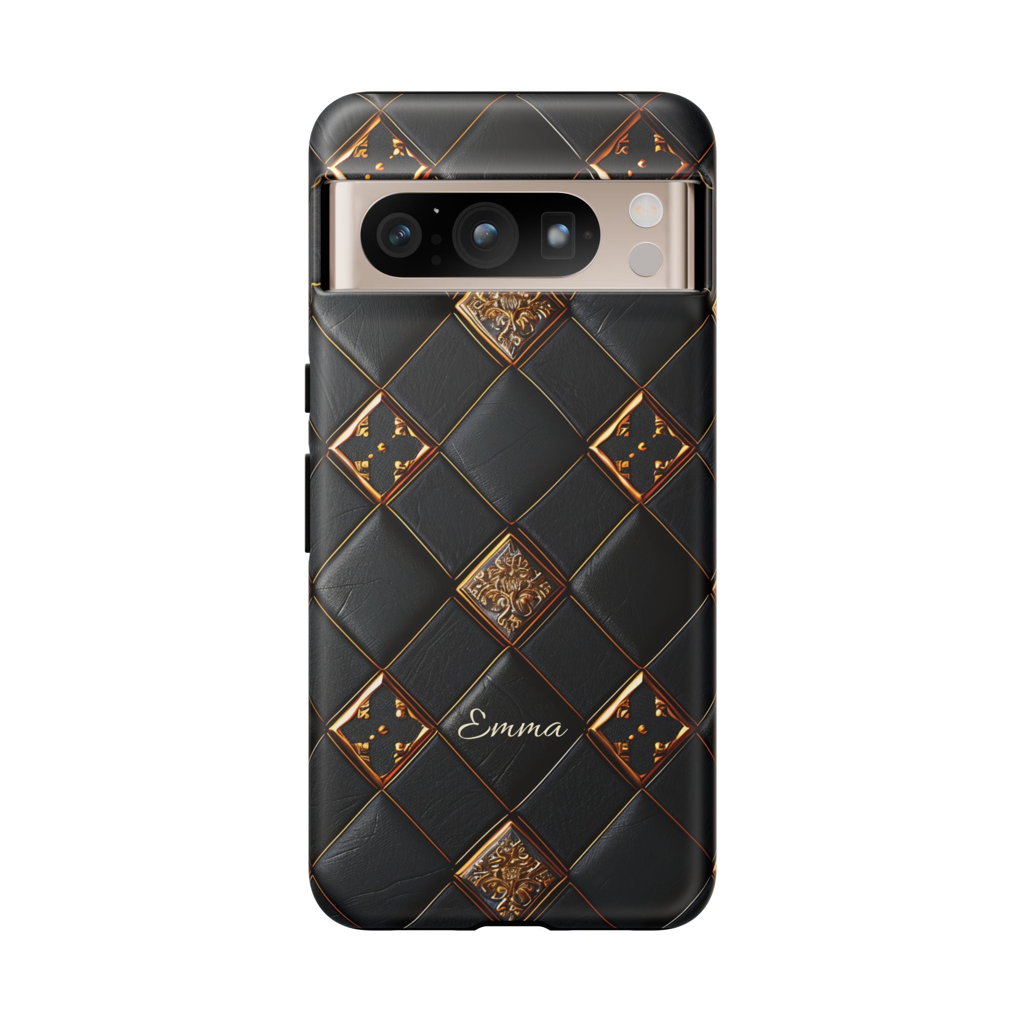 Phone Cases - Luxury Checkers Pattern Tough Cases for iPhone and Samsung Galaxy
