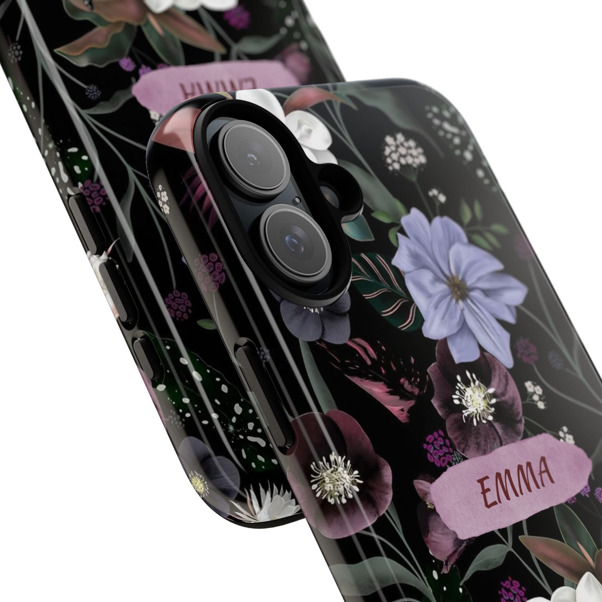 Phone Cases, Personalised Floral Pattern Ultra Plus Pro Cover, iPhone 16, 15, 14, 13+, Samsung Galaxy S23, S22, Custom Case