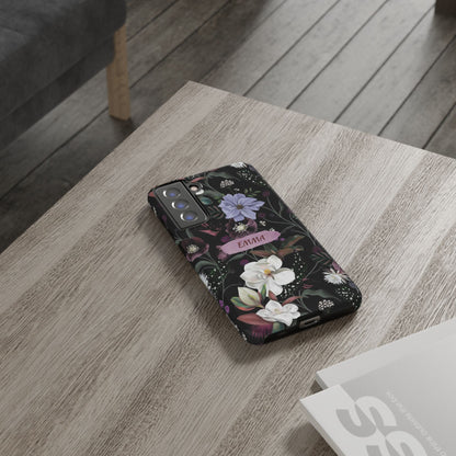 Phone Cases, Personalised Floral Pattern Ultra Plus Pro Cover, iPhone 16, 15, 14, 13+, Samsung Galaxy S23, S22, Custom Case