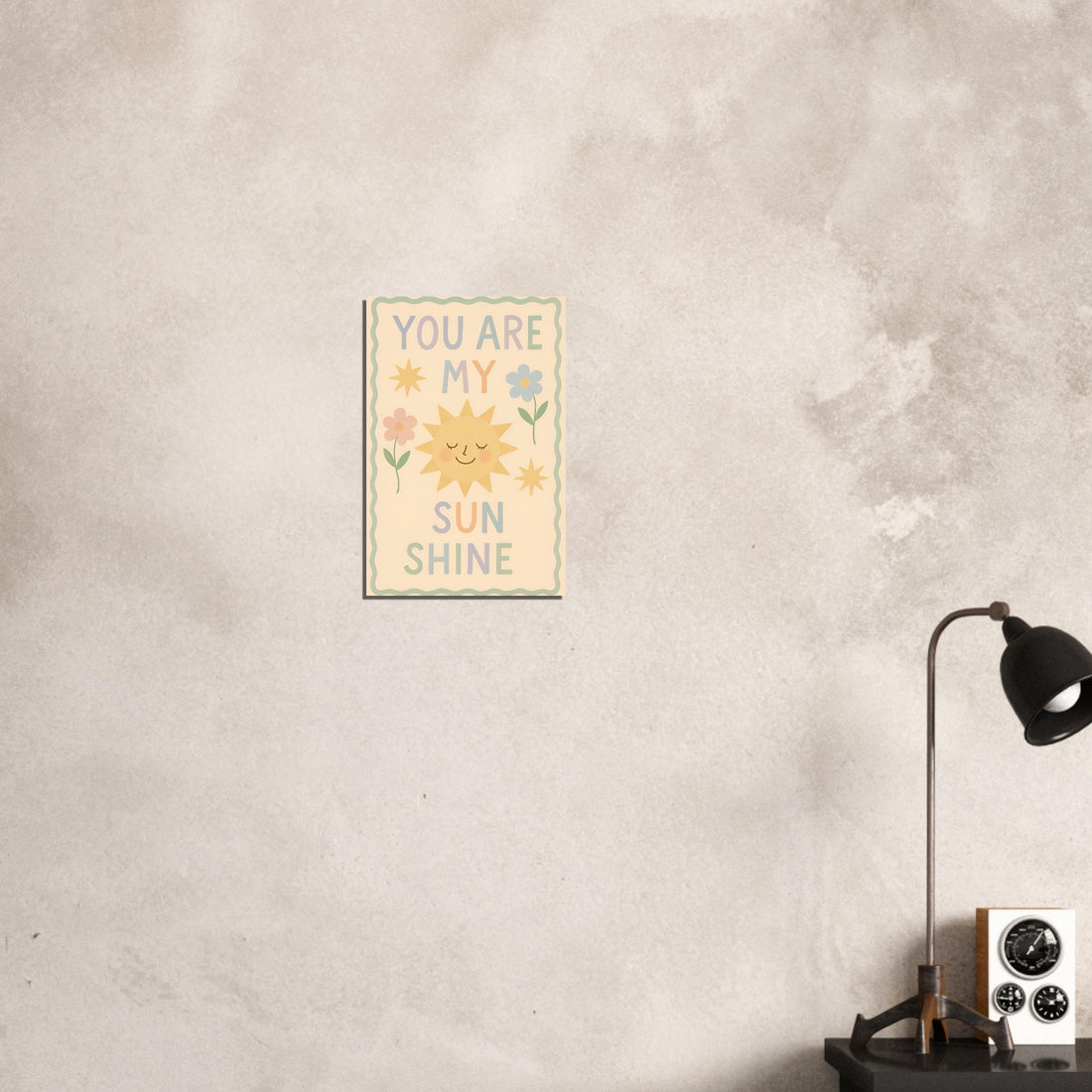 You Are My Sunshine Poster - Adorable Nursery Decor for Baby Girl - Classic Matte Art Print 30x45 cm 12x18″