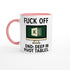 F*ck Off - DND: Deep In Pivot Tables Mug, Excel Spreadsheet Gift, Office Humor, 11oz, Funny Accountant, PMO, Data Analyst Coffee Cup Ceramic Pink