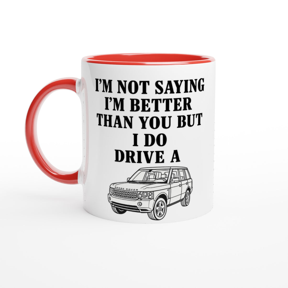 Range Rover Mug – Funny 11oz Coffee Cup for Luxury Car Lovers | Land Rover Gift