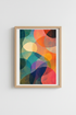 Abstract Wall Art Print | Living Room Decor | Colorful Poster