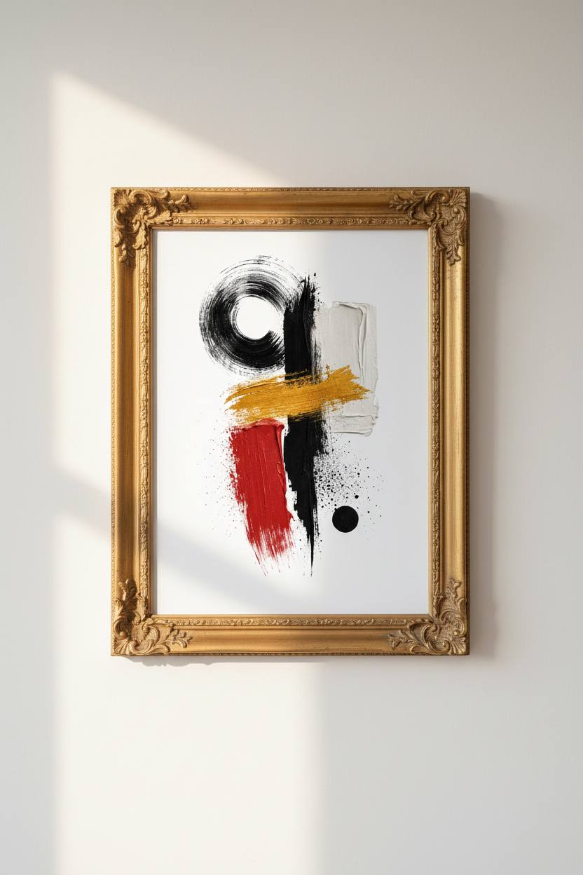 Abstract Wall Art Print | Living Room Decor | Modern Poster