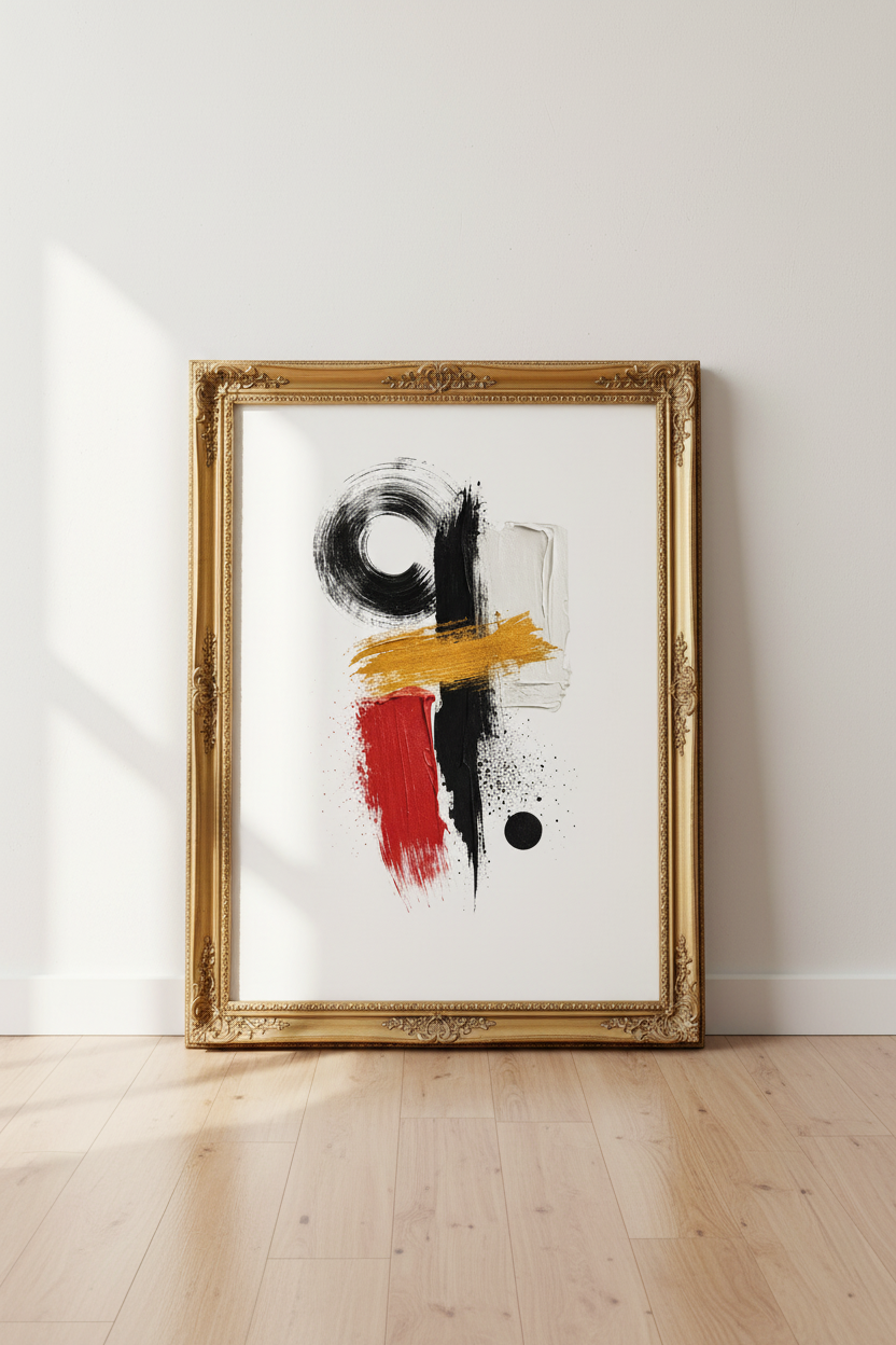 Abstract Wall Art Print | Living Room Decor | Modern Poster
