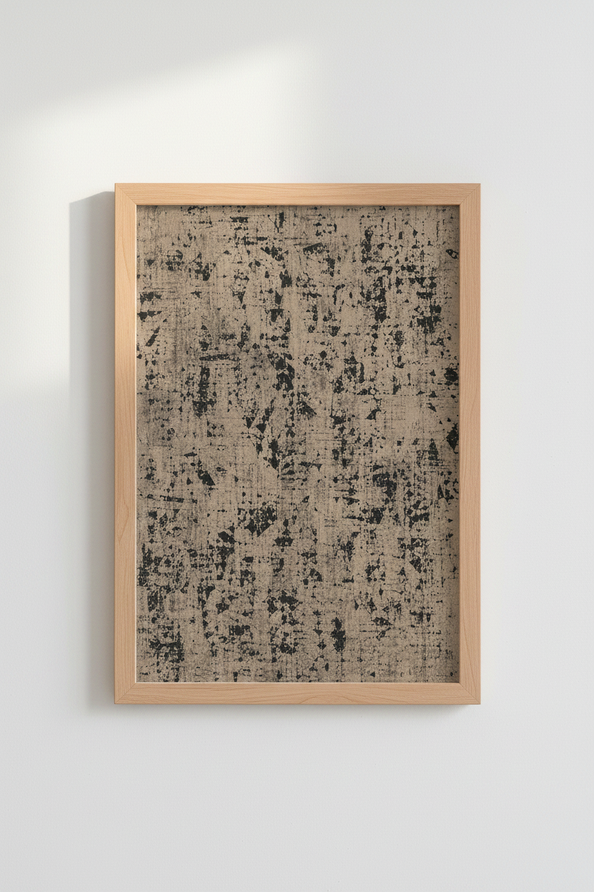 Grunge Texture Wall Art Print | Cozy Living Decor | Minimalist Poster
