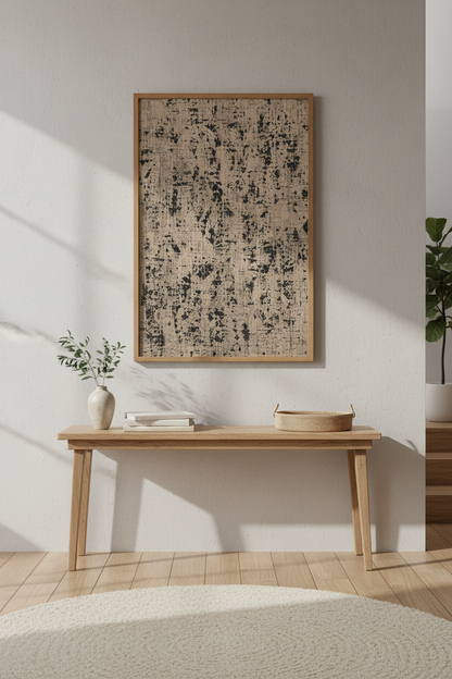 Grunge Texture Wall Art Print | Cozy Living Decor | Minimalist Poster