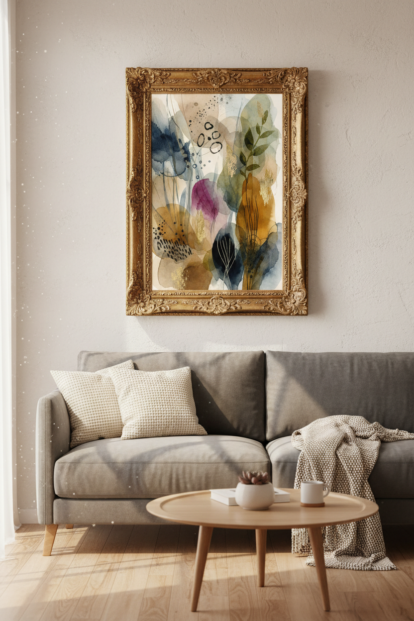 AbstractWatercolor_GoldLeaf_3123868-191959-ECC_living-room_shot2.png