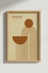 Espresso Milano Italy Wall Art | Mid Century Modern Coffee Poster, Kitchen Decor