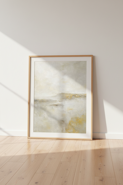 Beige Wall Art | Soft neutrals, Textured abstract print, Living Room Decor