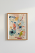 Abstract wall art | Colorful shapes, modern living room decor | Vibrant poster