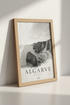 Algarve Portugal Wall Art | Black and White Coast Decor | Minimalist Travel Poster