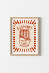 Sardine Can Wall Art Print | Kitchen Decor | Retro Poster