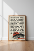 Anthony Bourdain Quote Wall Art | Kitchen Fish Poster | Retro Foodie Decor