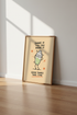 Funny Cocktail Shaker Wall Art | Retro Bar Cart Decor | Modern Kitchen Poster