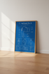 AirPods Pro 3 Blueprint Wall Art | Office Decor | Industrial Tech Poster