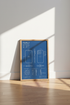 iPhone 17 Technical Blueprint Wall Art | Office Tech Decor | Blue Schematic Poster