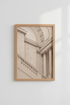 Classical Architecture Virtues Print | Beige Stone Neoclassical Art, Law Office Decor
