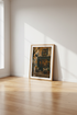 French Cafe Autumn Wall Art | Paris Street Scene | Moody Vintage Aesthetic Poster