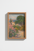 Mediterranean Landscape Print | European Coastal Garden Art, French Riviera Villa Poster